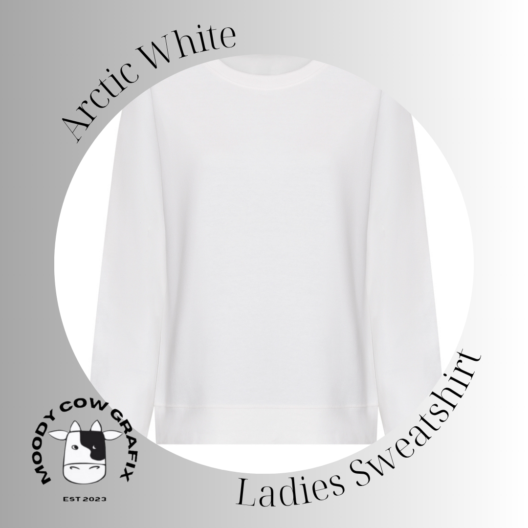 Custom Design Artist Ladies Christmas Sweatshirt