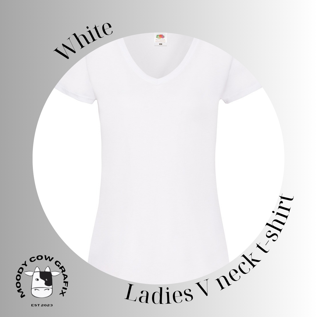 Custom Design -Ladies V neck T-Shirt(FRUIT OF THE LOOM Brand) - The Circus - Summer 2026