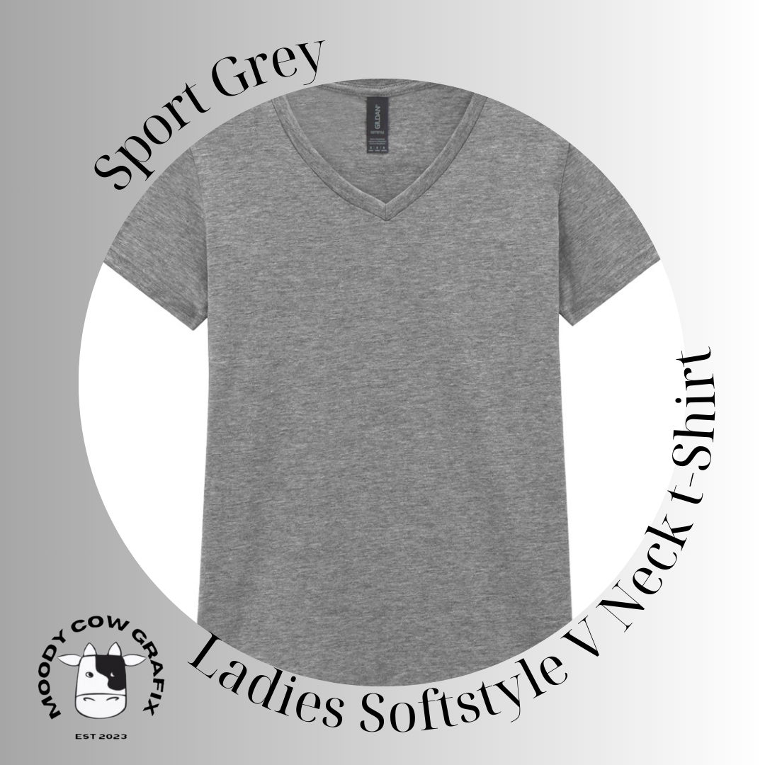 Custom Design - Ladies Softstyle V Neck T-Shirt (GILDAN Brand) - The Circus - Summer 2026.