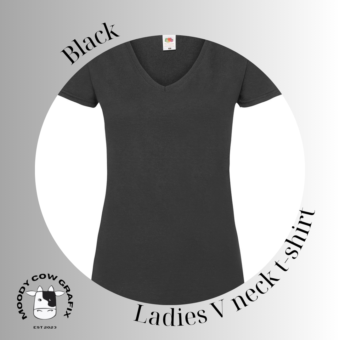 Custom Design -Ladies V neck T-Shirt(FRUIT OF THE LOOM Brand) - The Circus - Summer 2026