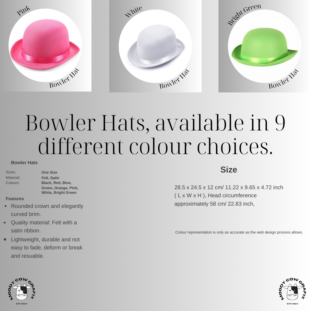 Custom Design Bowler Hats - The Circus - Summer 2026