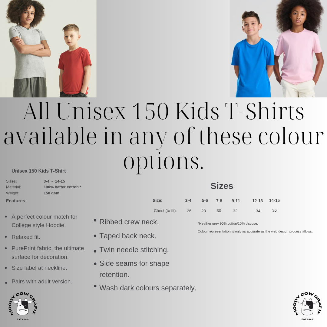 Custom Design Unisex 150 Kids T-Shirt - The Circus - Summer 2026