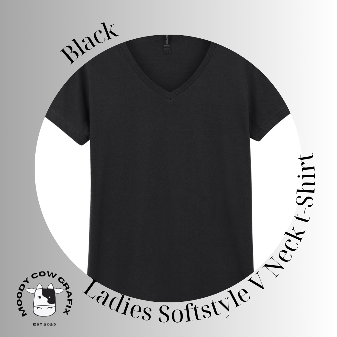 Custom Design - Ladies Softstyle V Neck T-Shirt (GILDAN Brand) - The Circus - Summer 2026.