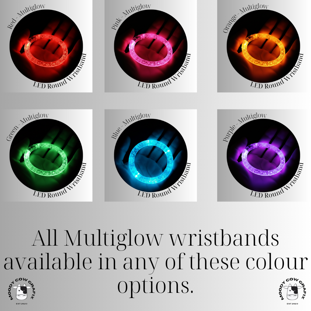 LED Multiglow Round Wristbands - The Circus - Summer 2026.