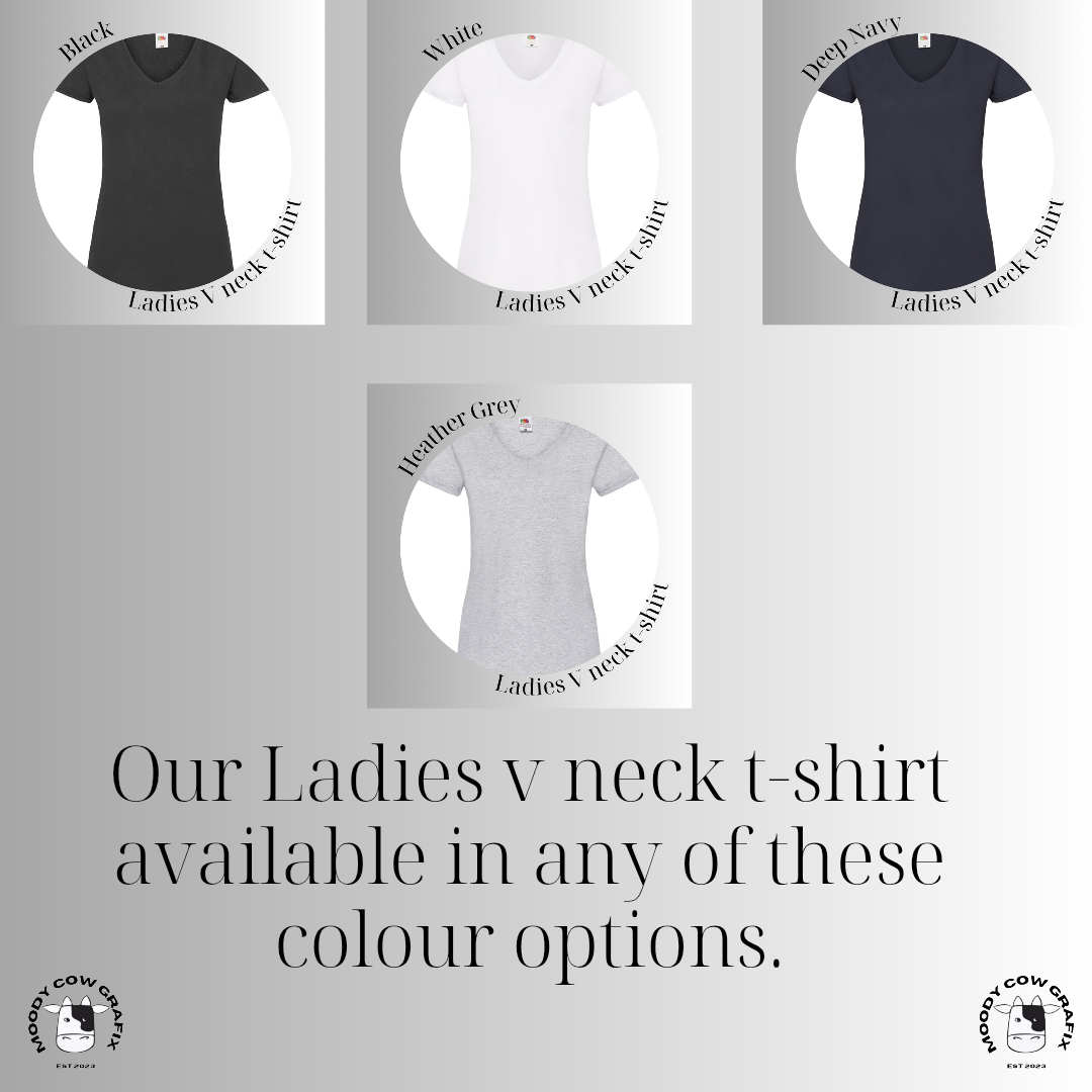 Custom Design -Ladies V neck T-Shirt(FRUIT OF THE LOOM Brand) - The Circus - Summer 2026