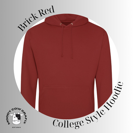 Custom Design Unisex College Style Hoodie - Two for the Road - The Boyz are back in town