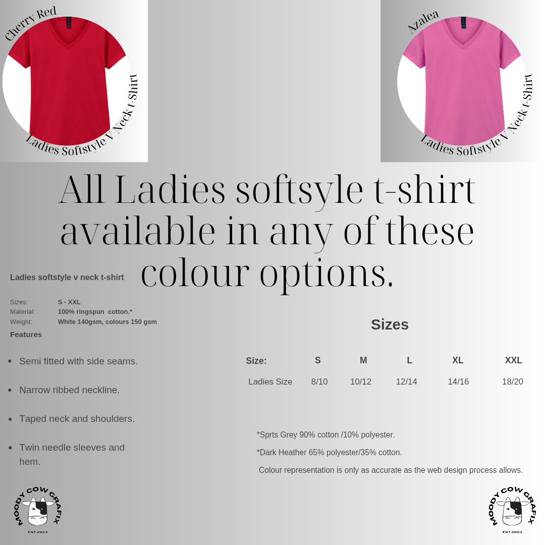 Custom Design - Ladies Softstyle T-Shirt (GILDAN Brand) - The Circus - Summer 2026.