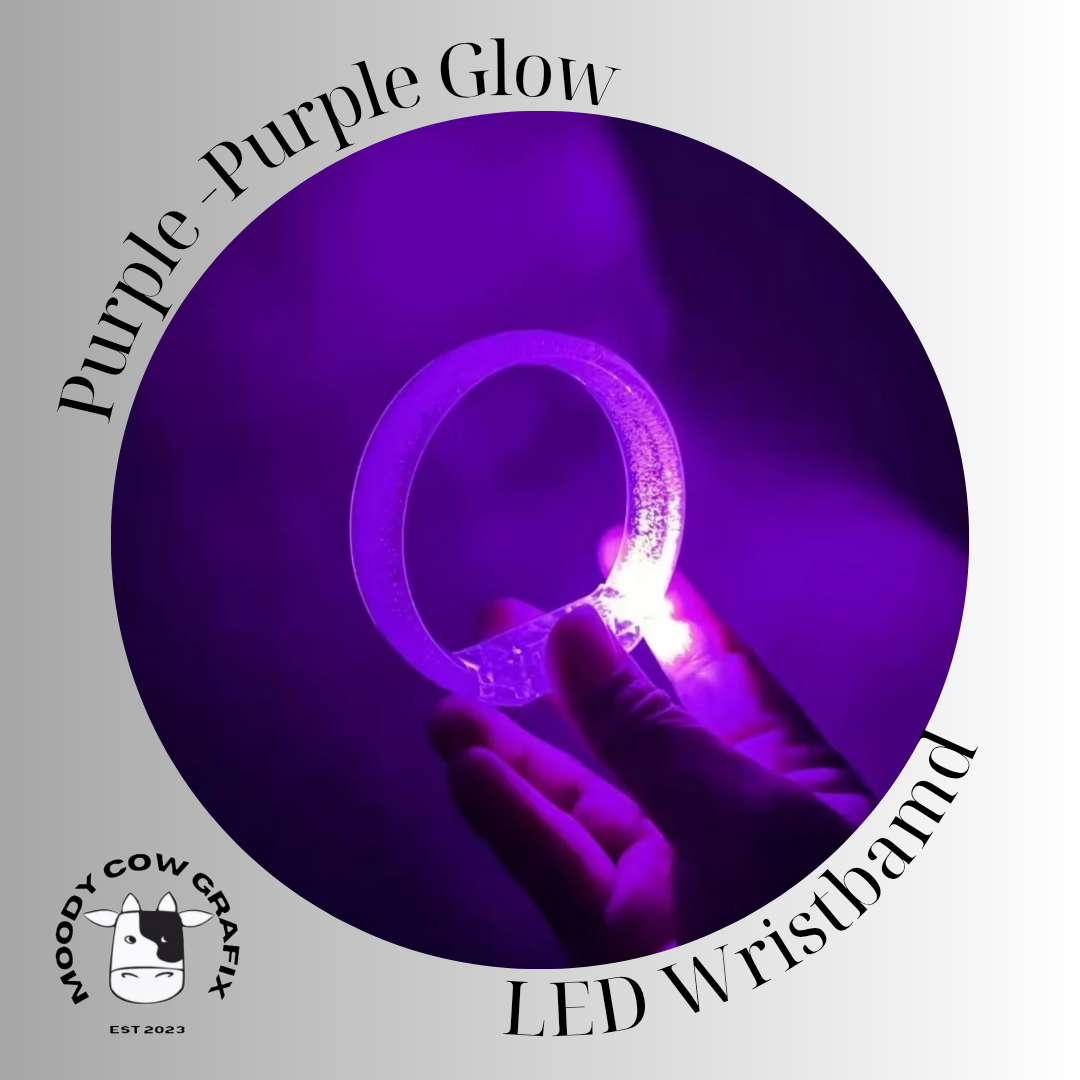 LED Wristbands - Continuous Glow - Two for the Road 2026.