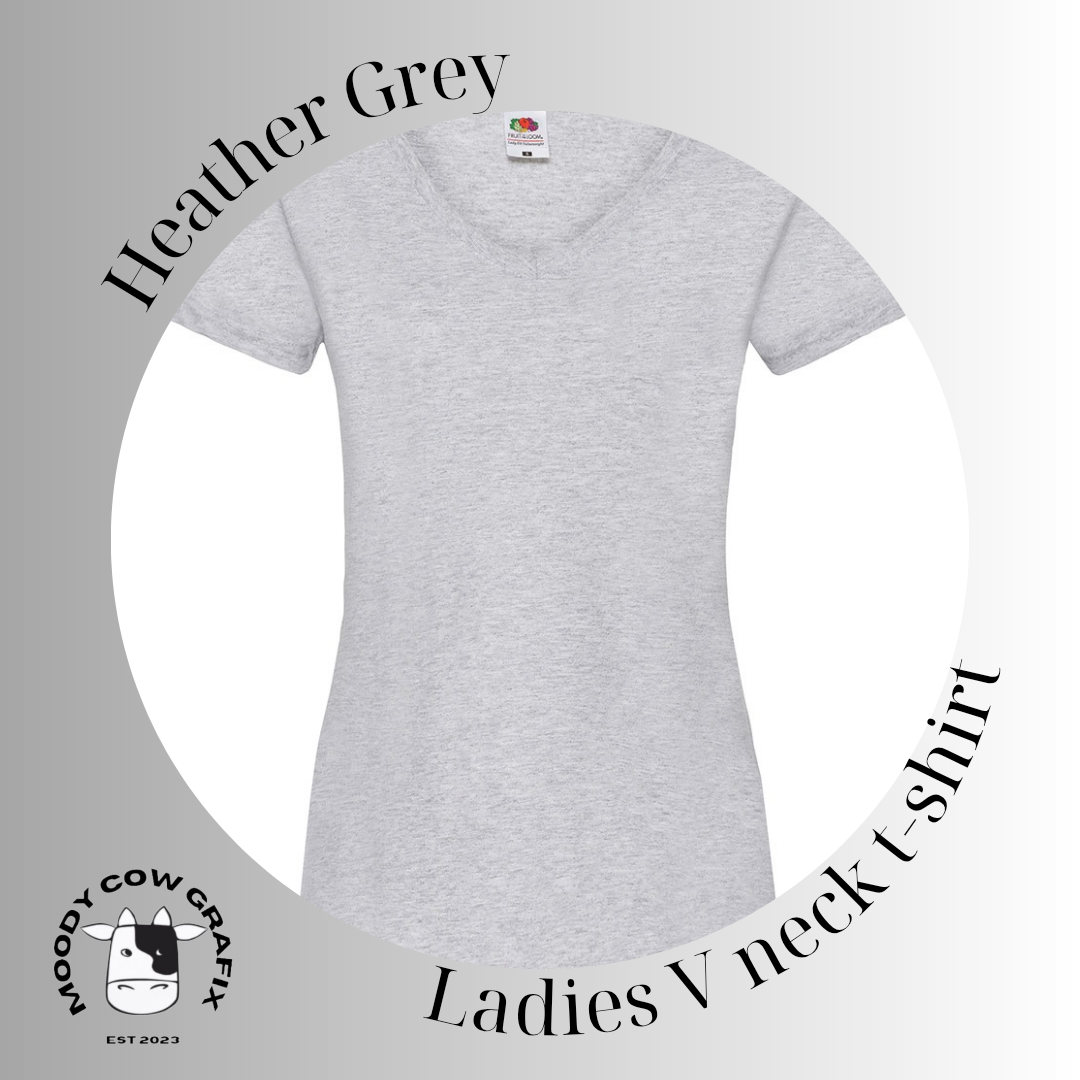 Custom Design -Ladies V neck T-Shirt(FRUIT OF THE LOOM Brand) - The Circus - Summer 2026