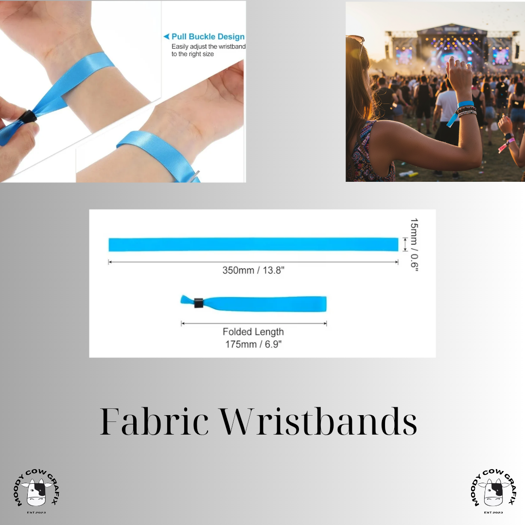 Custom Design Fabric Wristbands - Two for the Road 2026