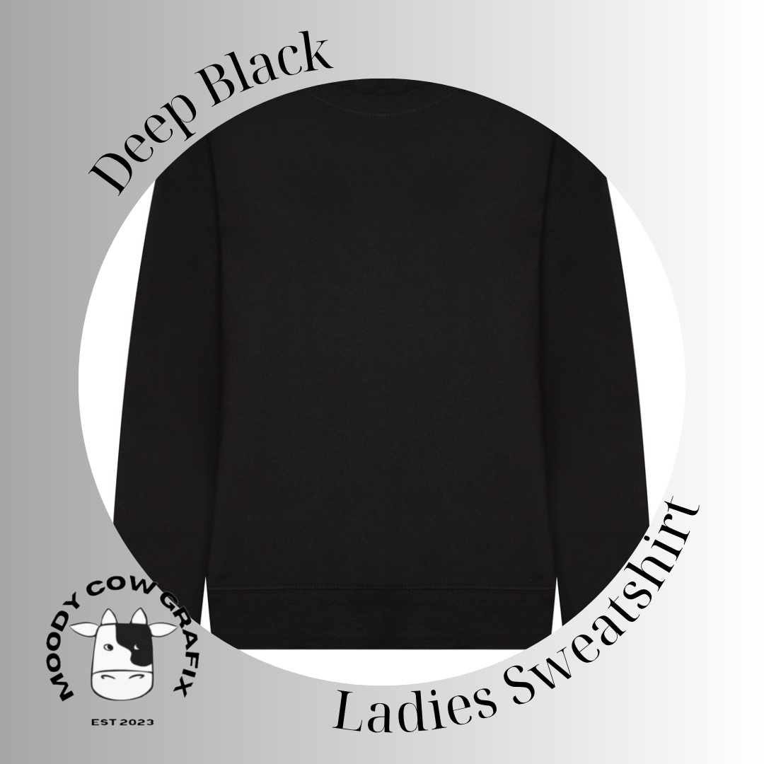 Custom Design Artist Ladies Christmas Sweatshirt