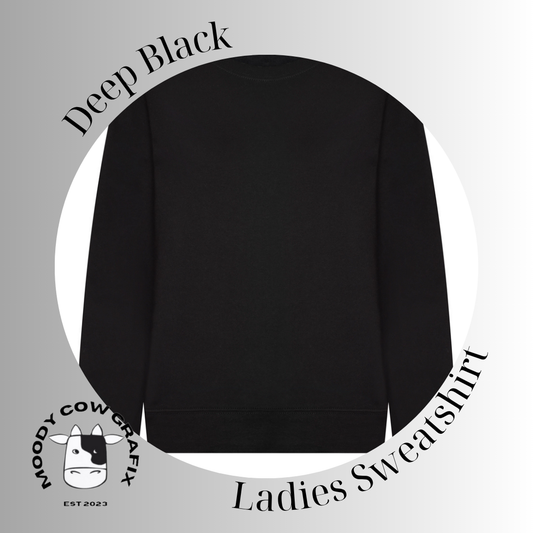 Custom Design Artist Ladies Christmas Sweatshirt