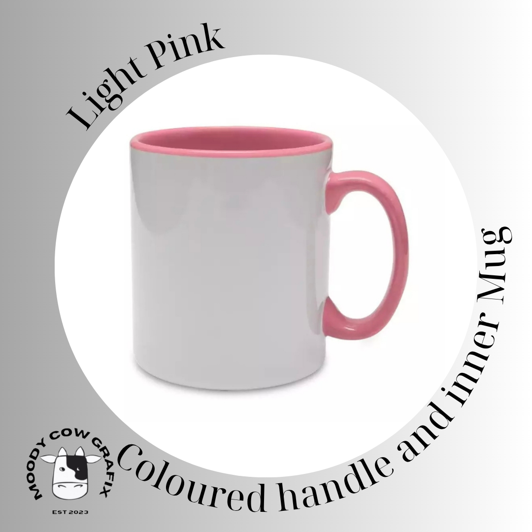 Pink Fluffy Highland Cow Mug