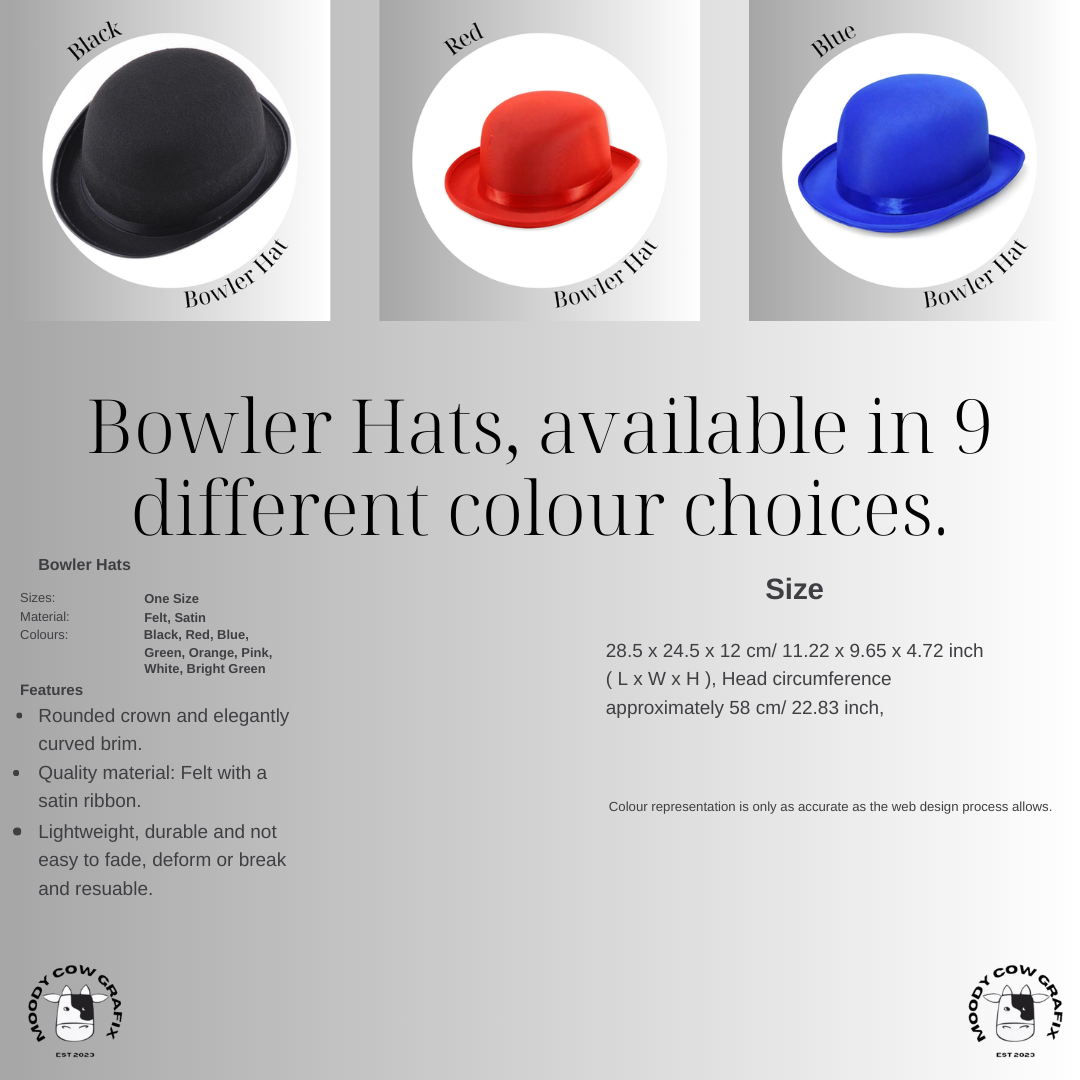 Custom Design Bowler Hats - The Circus - Summer 2026