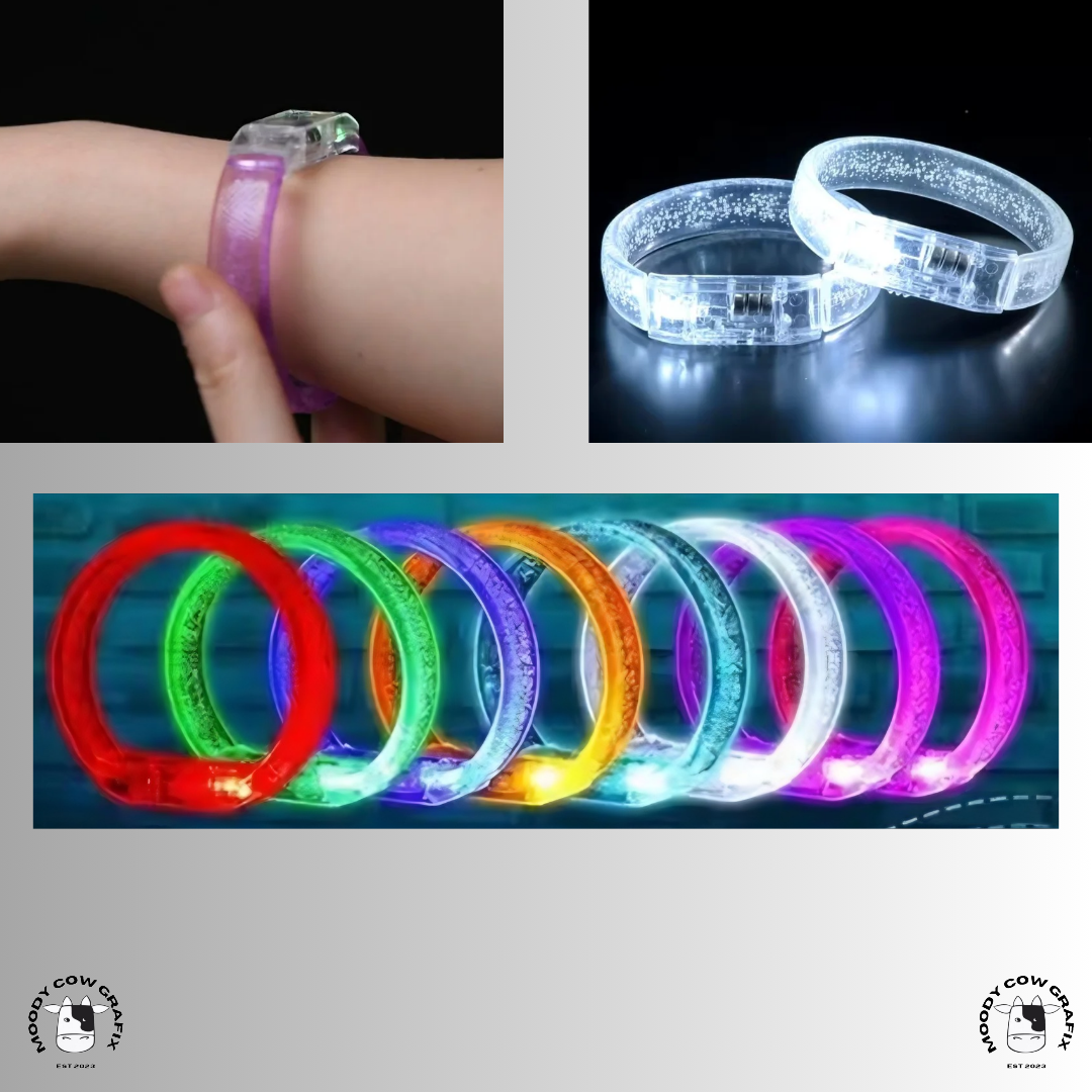 LED Wristbands - Continuous Glow - Two for the Road 2026.