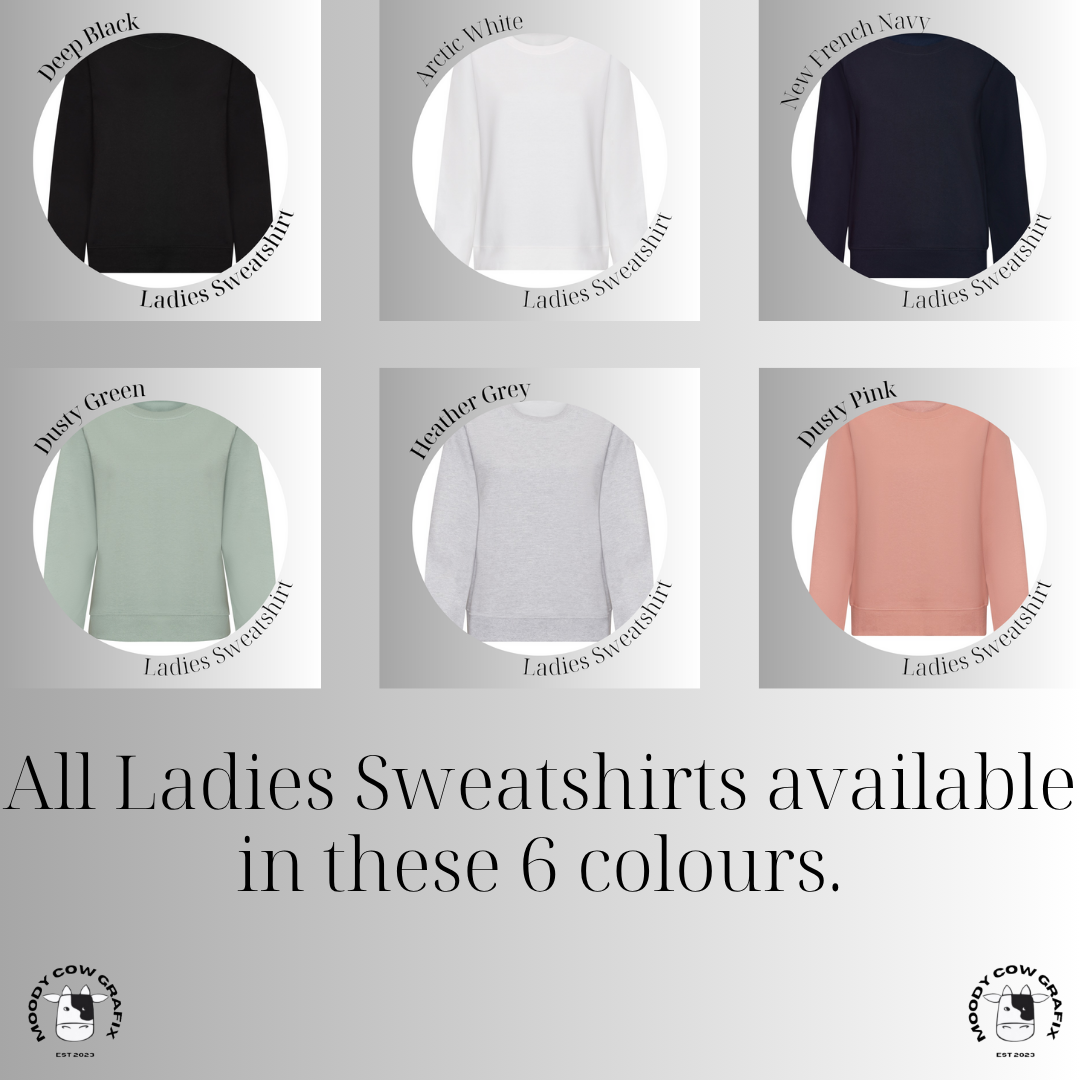 Custom Design Artist Ladies Christmas Sweatshirt