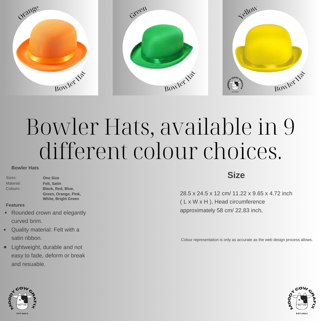 Custom Design Bowler Hats - The Circus - Summer 2026
